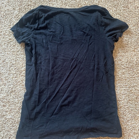 PINK Victoria's Secret Black Fitted Short Sleeve T-Shirt - Picture 3 of 3